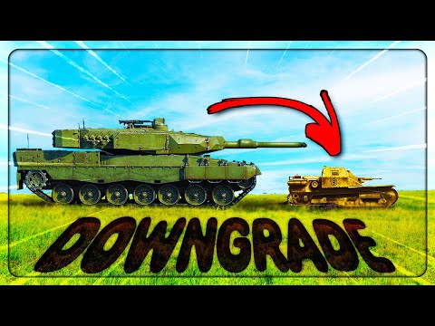I Downgrade My Tank For Every Kill in War Thunder!