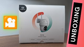 Cooau 360 Grad 2k Überwachungskamera (Unboxing + Installation + Videotest)