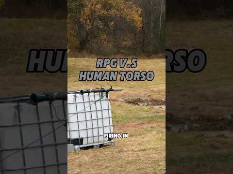 RPG V.S Human Torso!🤯😳 | Ballistic High Speed