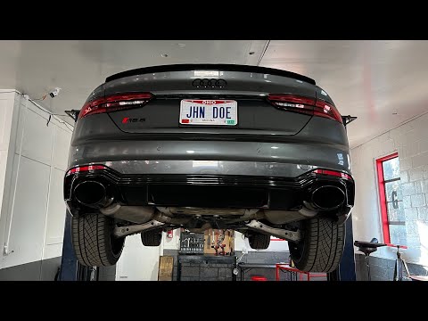 Audi B9 RS5 AWE Tuning Touring Edition Exhaust!! (Cold Start!)