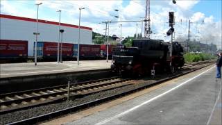 Dampflok 528134-0 Rangierfahrt in Wuppertal-Oberbarmen 10.06.2012.wmv