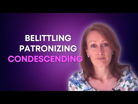 How to Deal with Condescending People