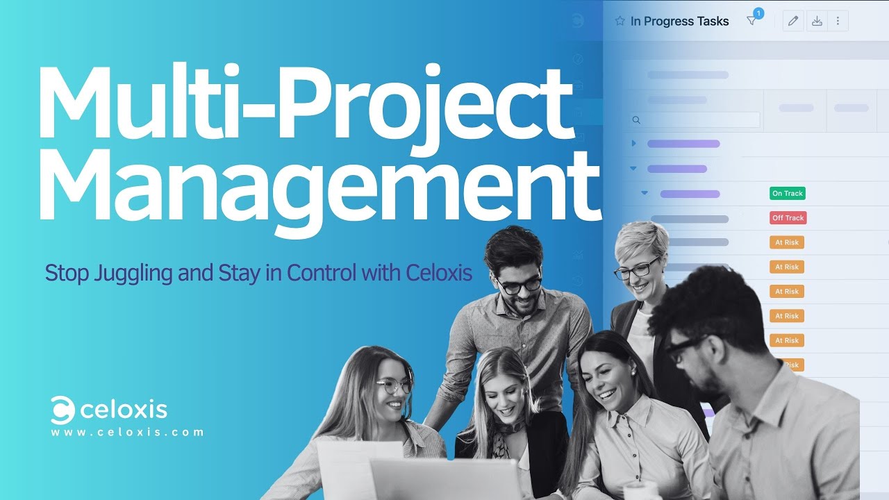 Celoxis multi-project tracking video showing how engineering teams manage deadlines, dependencies, project timelines, portfolio visibility, and delivery status