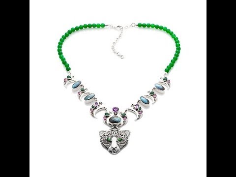 Nicky Butler Multigemstone "Tiger Claw" Necklace