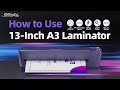 How To Use The Qfun 13 Inch A3 Laminator Fast Easy Laminating For Teachers DIY Enthusiasts