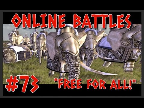 Rome Total War - Online Battle #73 NO RULES Free For All!