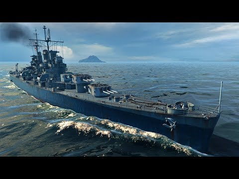 World of Warships - VIII Cleveland - 3DD's 3Kills - Land des Feuers Gameplay (NoComment)