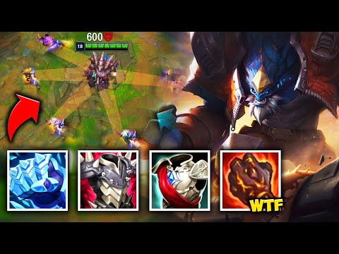 MAX ARMOR MALPHITE TAKES ZERO DAMAGE! BECOME A LITERAL RAID BOSS - League of Legends