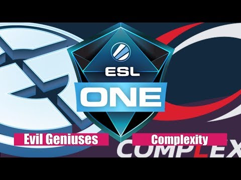 EG vs Complexity Game 1, ESL One Hamburg 2017