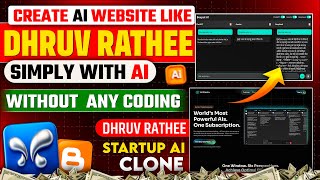 Create AI Website Like Dhruv Rathee (No Coding) | Blogger + Google AI Studio