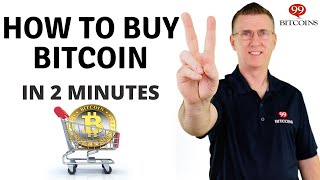 How to Buy Bitcoin (in 2 minutes) - 2022 Updated