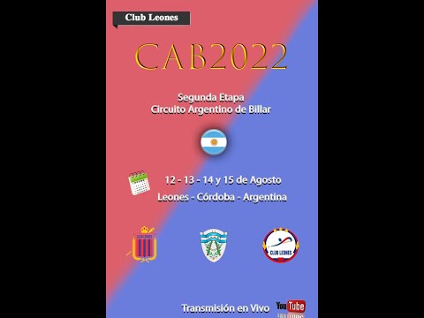 Circuito Argentino de Billar (CAB) 2 etapa