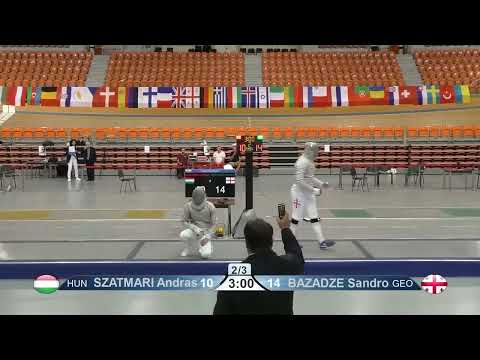 European Championships 2023 SMS - GOLD - Andras Szatmari HUN v Sandro Bazadze GEO