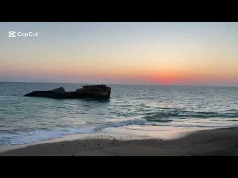 ساحل کشتی سنگی-بندرتنگ-سیستان و بلوچستان 🌊🌅🌊#beach #سیستان_بلوچستان #چابهار #ocean #sunset