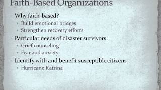 Disaster Management and NGO's