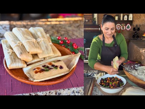 TAMALES DULCES DE FRUTA CRISTALIZADA - RECETA PARA NAVIDAD 🎄🤶🏻 | LA HERENCIA DE LAS VIUDAS