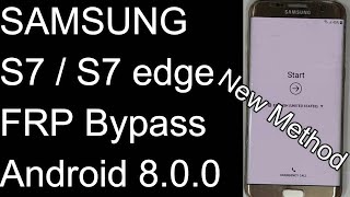 SAMSUNG Galaxy S7 edge FRP Bypass 2020 Android 8.0.0/SAMSUNG S7/S7 edge Google Account Lock Bypass