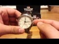 TISSOT T035 работа хронографа и настройка даты и времени 