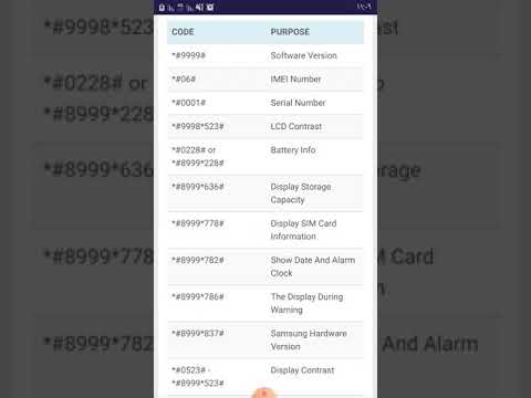 100+ Samsung Secret Codes List 2021 (Hidden Codes & Hacks)