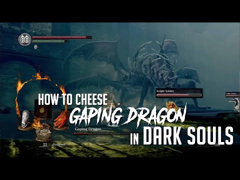 How to Cheese Gaping Dragon in Dark Souls Remastered (Easy Kill)