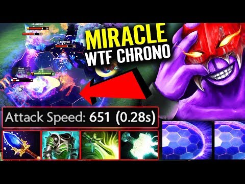 Miracle [Faceless Void] Cancer Attack Speed Best Tactic WTF Chrono IMBA Gameplay