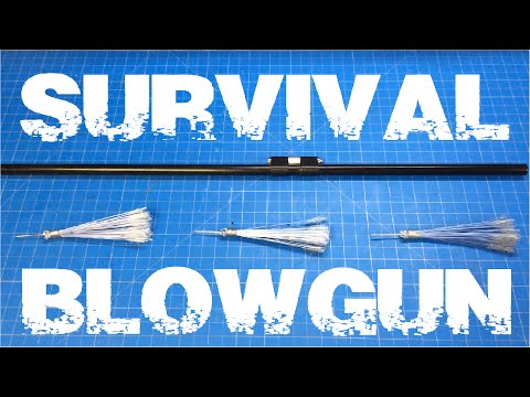 DIY $3 Survivalist Blowgun from Household Items!