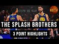 The Splash Brothers Steph Curry Klay Thompson 3 Point Highlights