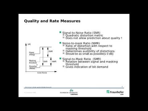 Lecture Audio Coding, Part 5, Quantization