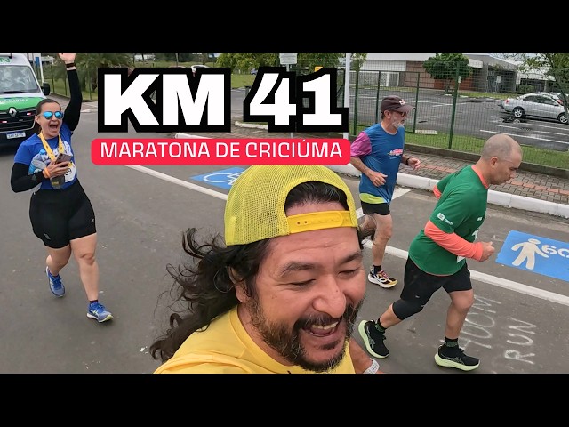 Km 41 da Maratona de Criciúma 2025