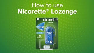 NICORETTE®: How To Use Nicorette® Lozenges