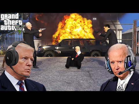 US Presidents Betray Each Other In GTA 5 ( FULL MOVIE )