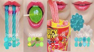 ASMR EMOJI FOOD 10minutes kohakuto for relaxing sleep mukbang eating sounds