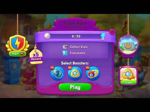 Fishdom 7114 Super Hard Level - 18 moves - NO BooSTERS