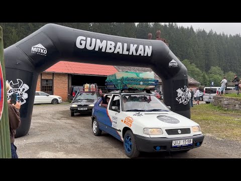 MÁLEM JSME NEODSTARTOVALI! GUMBALKAN S AUTEM KTERÉ NEBRZDÍ 🤣 / Gumbalkan 2022