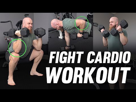 20-Minute Dumbbell Fight Cardio Workout! (Full Body Conditioning)