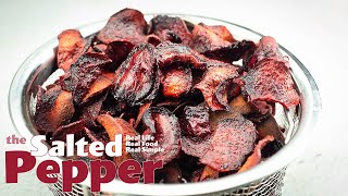 Air Fryer Beet Chips ~ Unbelievably Crispy & Delicious!