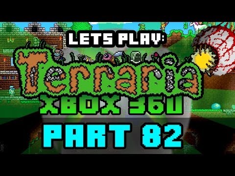 Lets Play Terraria : Xbox 360 Edition | Part 82 - The Twins & Completing Hallowed Armour!