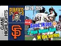 San Francisco Giants vs Pittsburgh Pirates [SF Giants take the series ! Take this 🏴‍☠️]