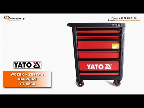 Шкаф с инструментами на колесах, 6 ящиков, 177 шт. YATO (YT-5530) Шкаф с инструментами на колесах, 6 ящиков, 177 шт. YATO (YT-5530)