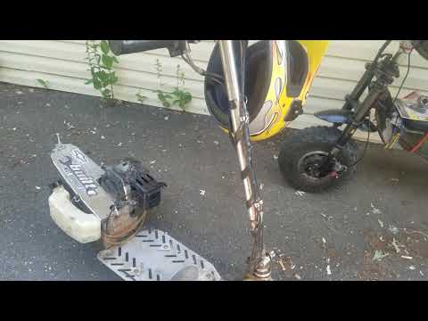 Scooter X Xracer modified, 1000 miles later