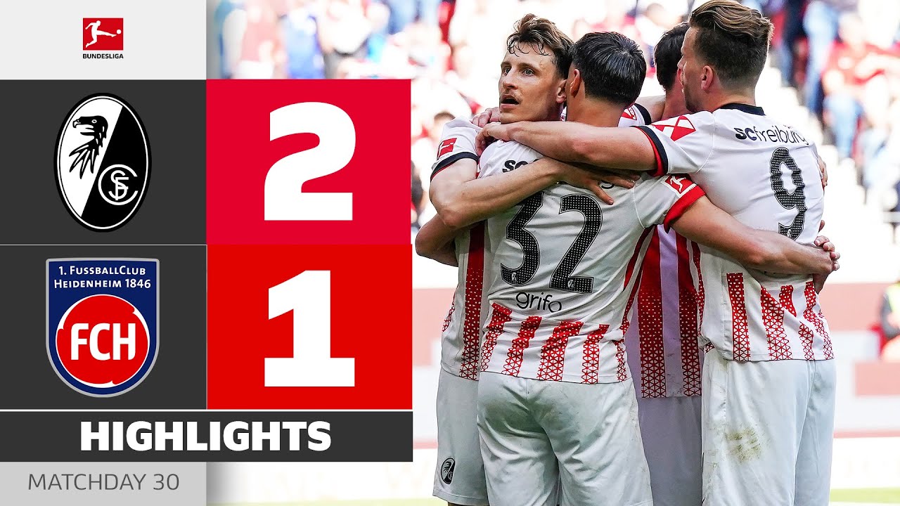 SC FREIBURG - HEIDENHEIM | Highlights | Matchday 30 – Bundesliga 2025/26