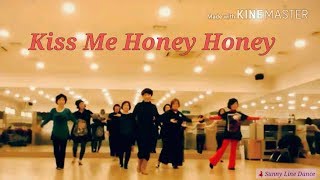 😘「Kiss Me Honey Honey」 [Beginner Line Dance,  고양 하나로 문센터 퀸즈님들 Demo &amp; 써니정 Teach ]