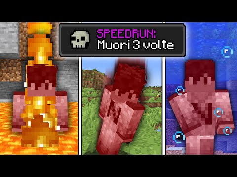 SPEEDRUNNO COSE SU MINECRAFT...