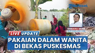 Viral! Tumpukan Pakaian Dalam Wanita Ditemukan di Toren Bekas Puskesmas Malo Bojonegoro