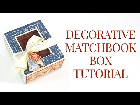 [Tutorial] Decorative Matchbook Box Featuring By the Sea: Club G45 - Vol 06 2019