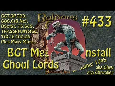 Let's Play Baldur's Gate Trilogy Mega Mod Part 433 Ghoul Lords Fishing for Trouble