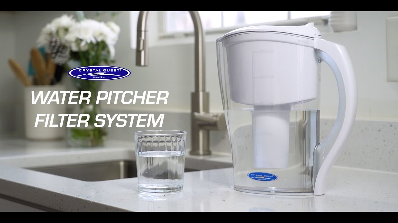 Crystal Quest Water Pitcher Filter System demonstration