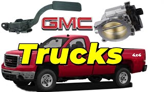 GMC Trucks Sierra Silverado Tahoe Engine Reduce Power Limp Mode Code P2138 P2122 P2127 P2123 P2128
