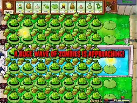 Plants vs Zombies Hack - 1 Cactus Vs Dr. Zomboss