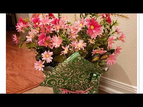 Spring parade costume/ fancy dress competition/how to do flower pot costume | Learn with Fazila